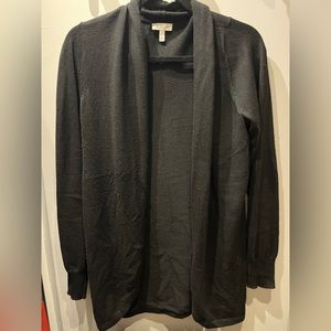 Ella Moss Black Long Sleeve Cardigan